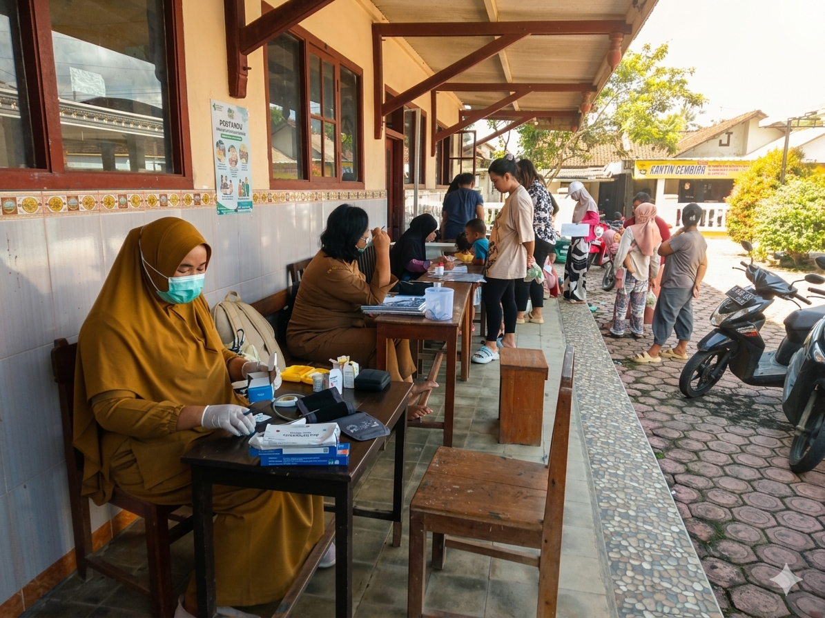 Transformasi Layanan Kesehatan: Puskesmas Watulimo Laksanakan Posyandu Integrasi Layanan Primer (ILP) Tawang 2 Tasikmadu