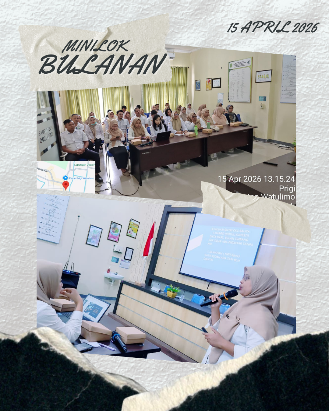 Perkuat Koordinasi Internal, Puskesmas Watulimo Gelar Minilokakarya Bulanan