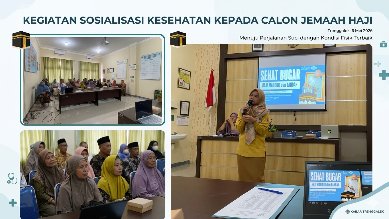 Persiapkan Fisik Menuju Tanah Suci, Puskesmas Watulimo Gelar Sosialisasi Kesehatan bagi Calon Jemaah Haji